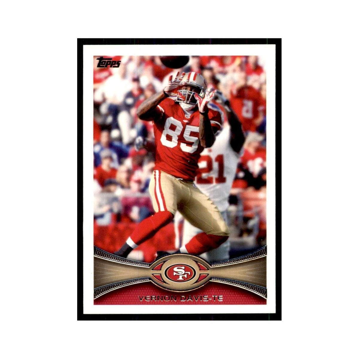 2012 Topps Vernon Davis Football Cards #164