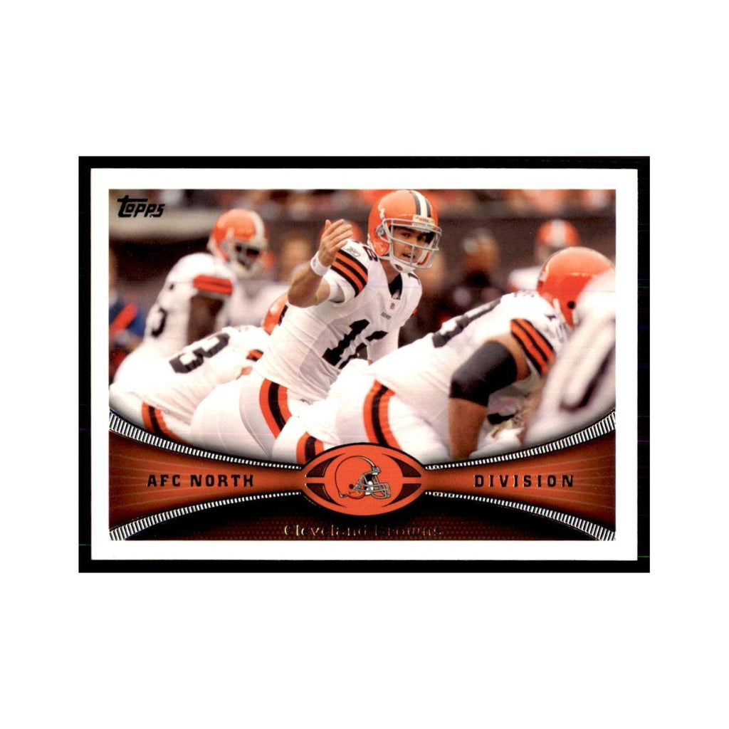 2012 Topps Cleveland Browns: Colt McCoy Football Cards #418