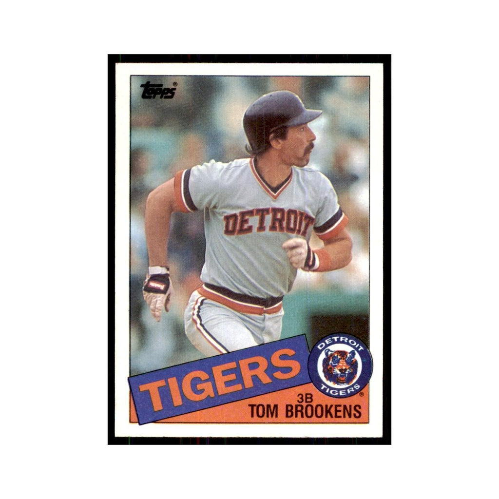 1985 Topps Tom Brookens Baseball Cards #512