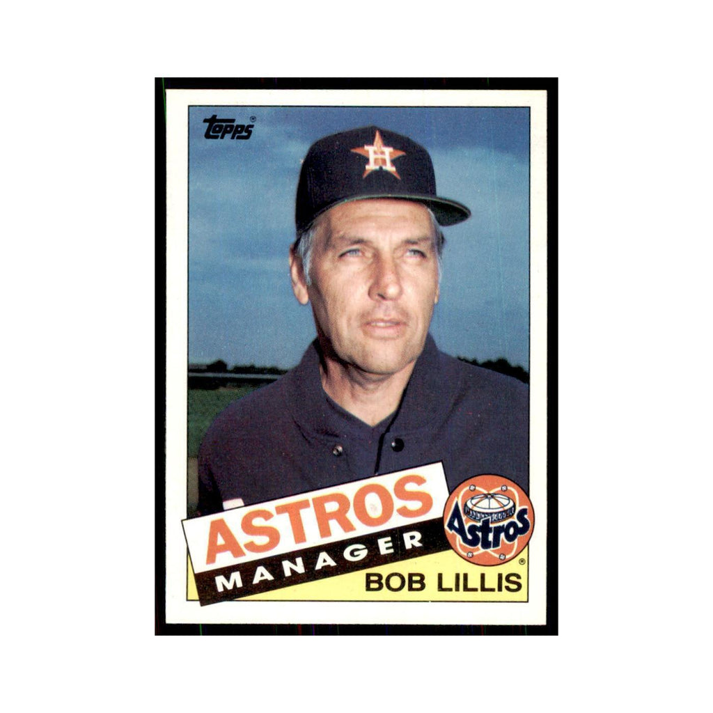 1985 Topps Bob Lillis Baseball Cards #186