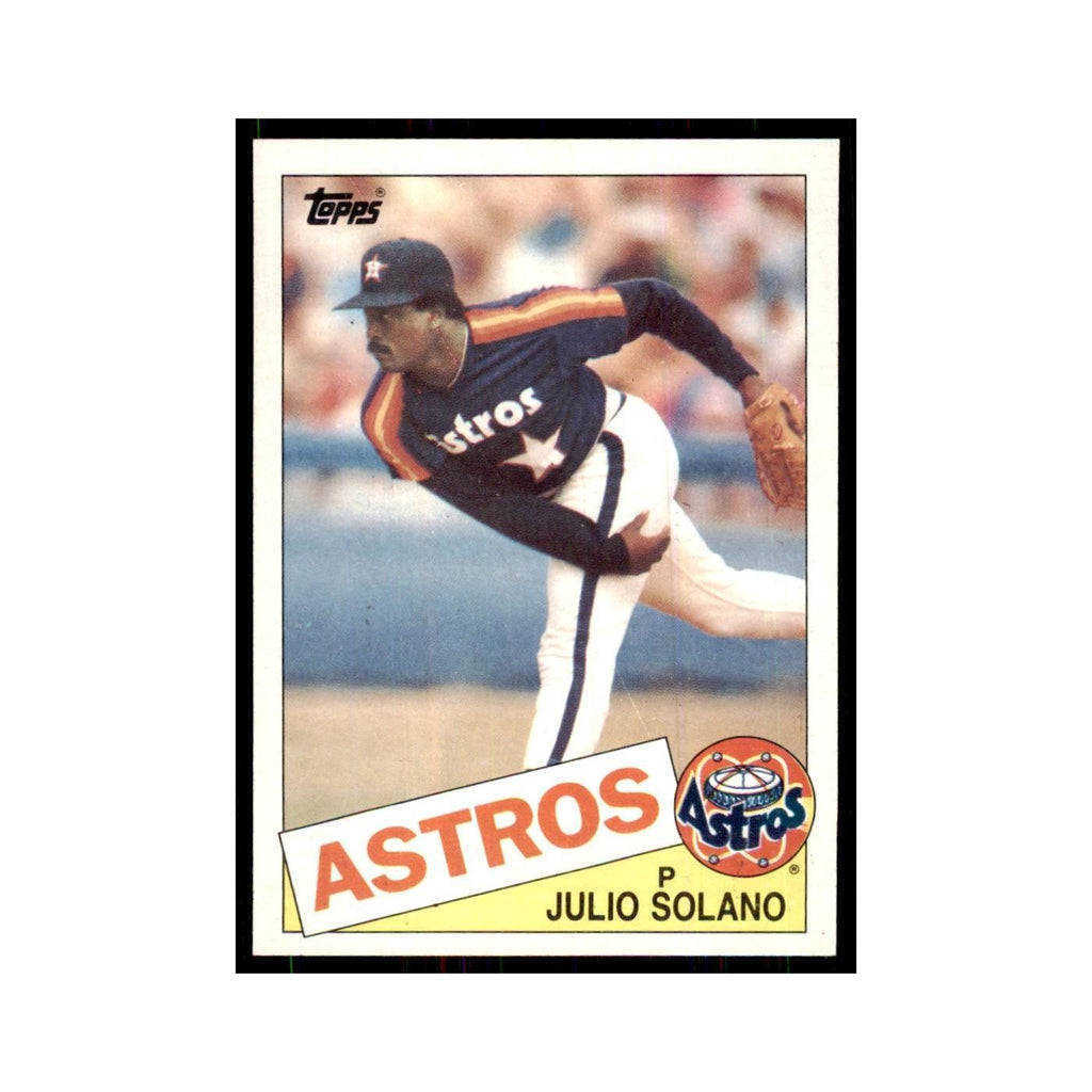 1985 Topps Julio Solano Baseball Cards #353
