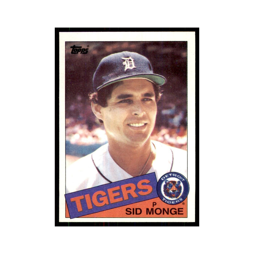 1985 Topps Sid Monge Baseball Cards #408