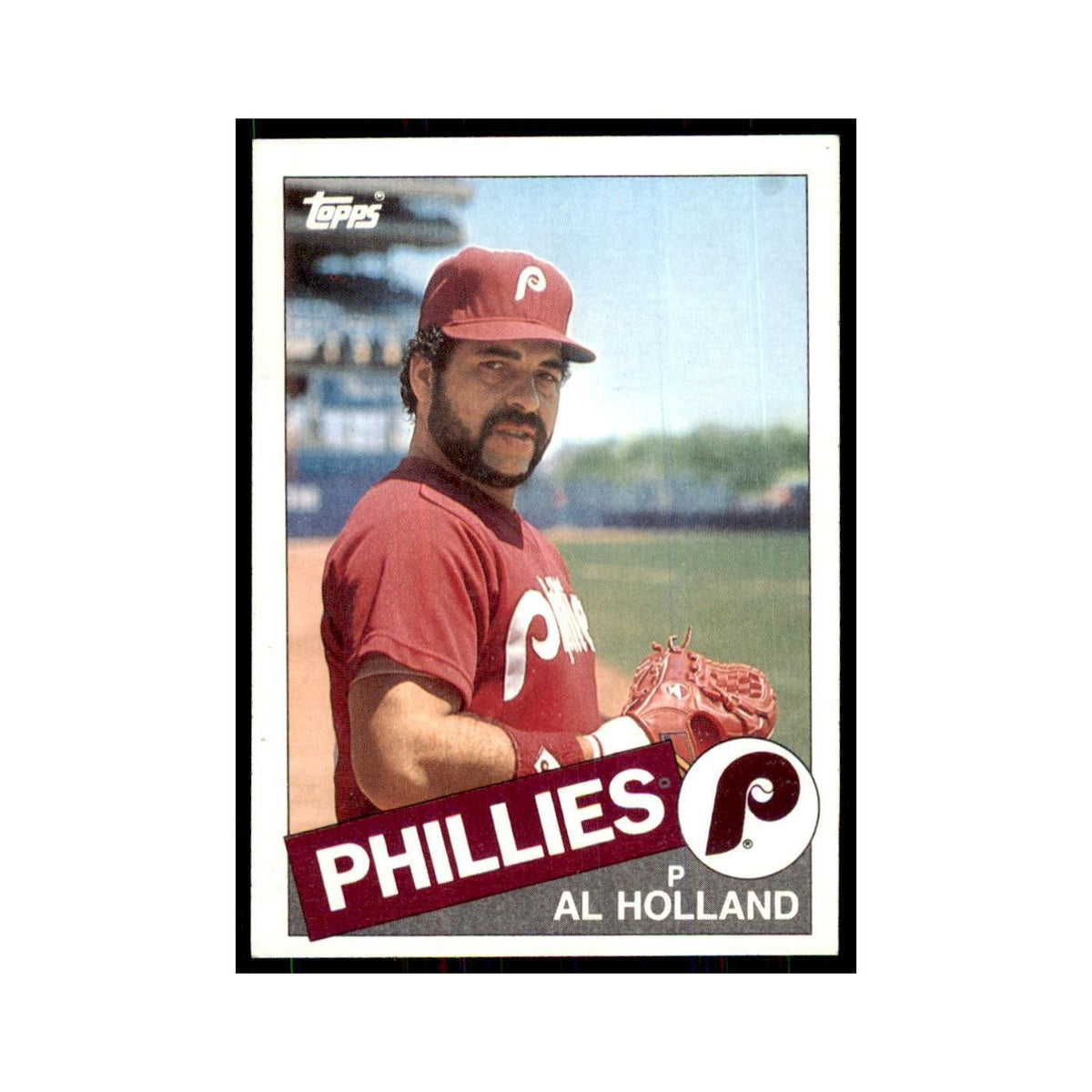 1985 Topps Al Holland Baseball Cards #185
