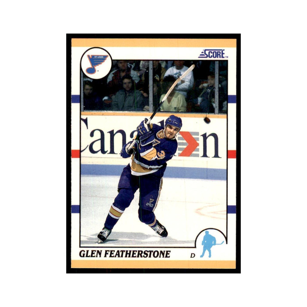 1990 Score Traded Glen Featherstone Hockey Cards #25T