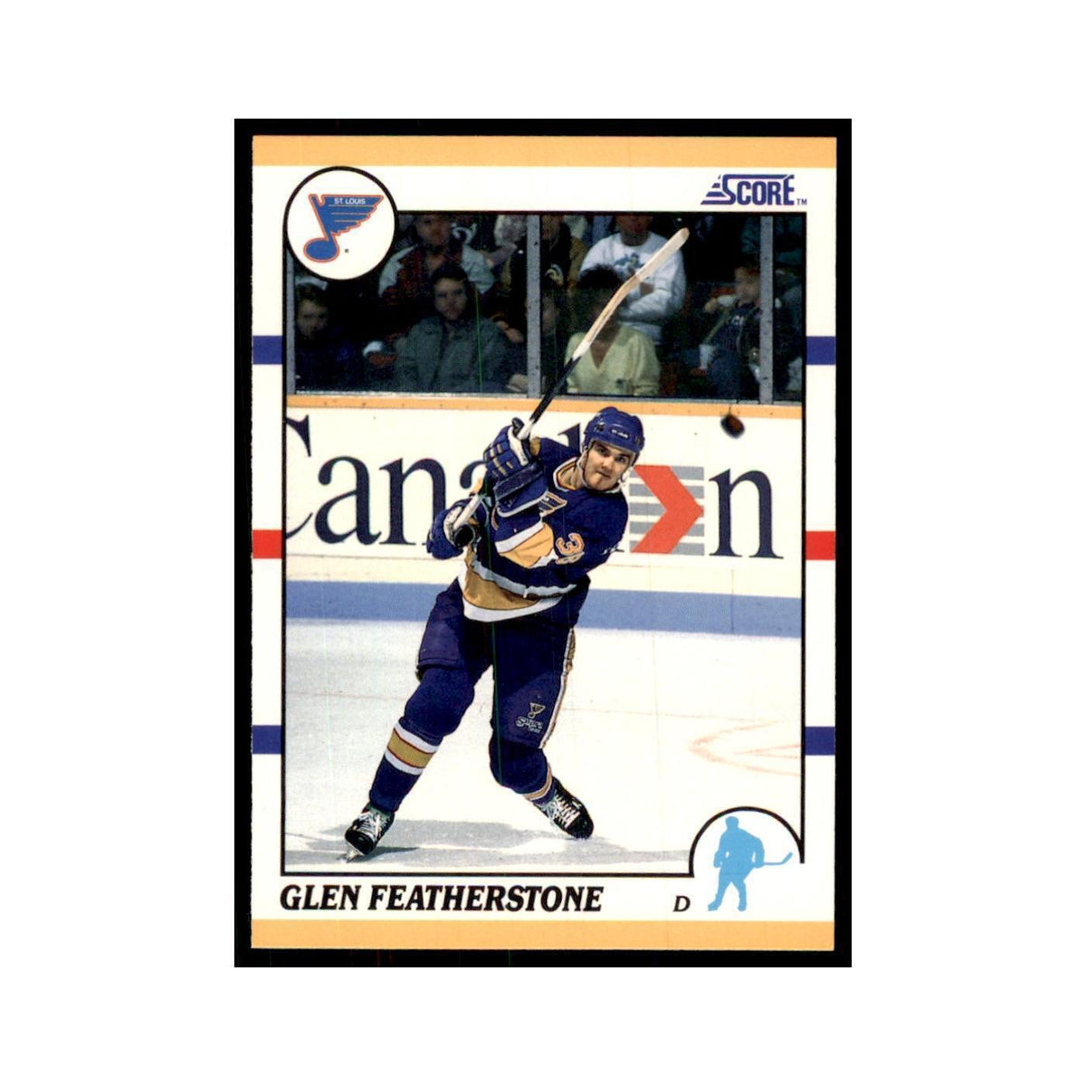 1990 Score Traded Glen Featherstone Hockey Cards #25T