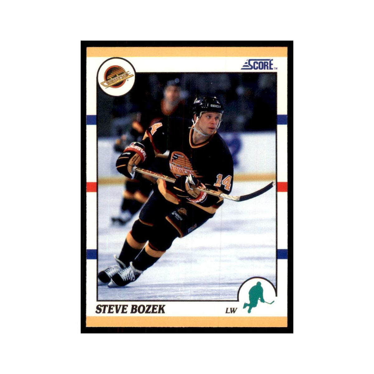 1990 Score Traded Steve Bozek Hockey Cards #89T