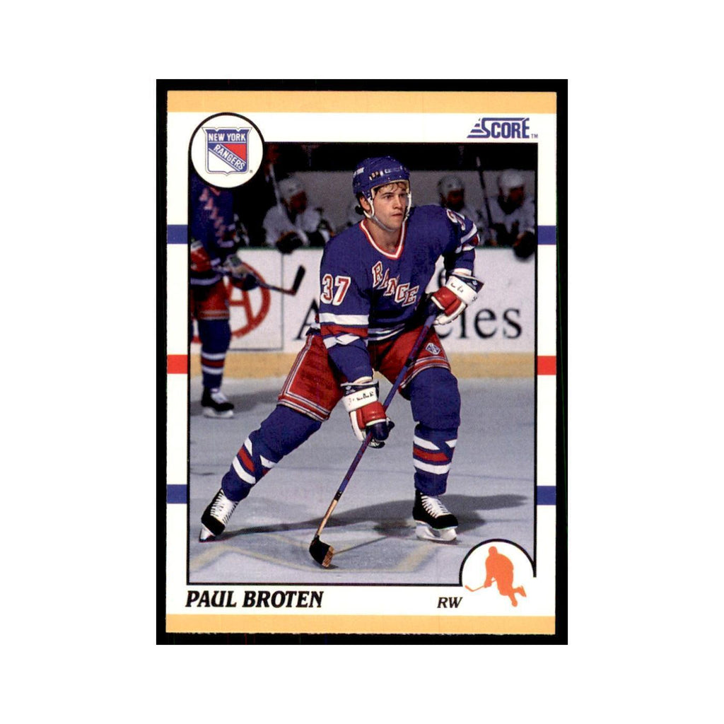 1990 Score Traded Paul Broten Hockey Cards #41T