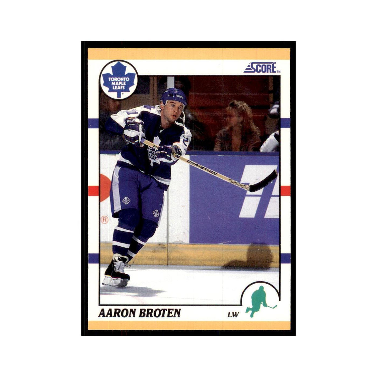1990 Score Traded Aaron Broten Hockey Cards #21T