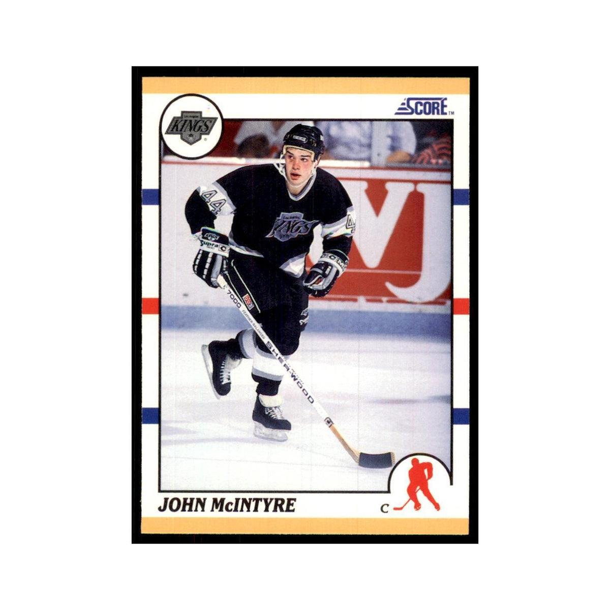 1990 Score Traded John McIntyre Hockey Cards #46T