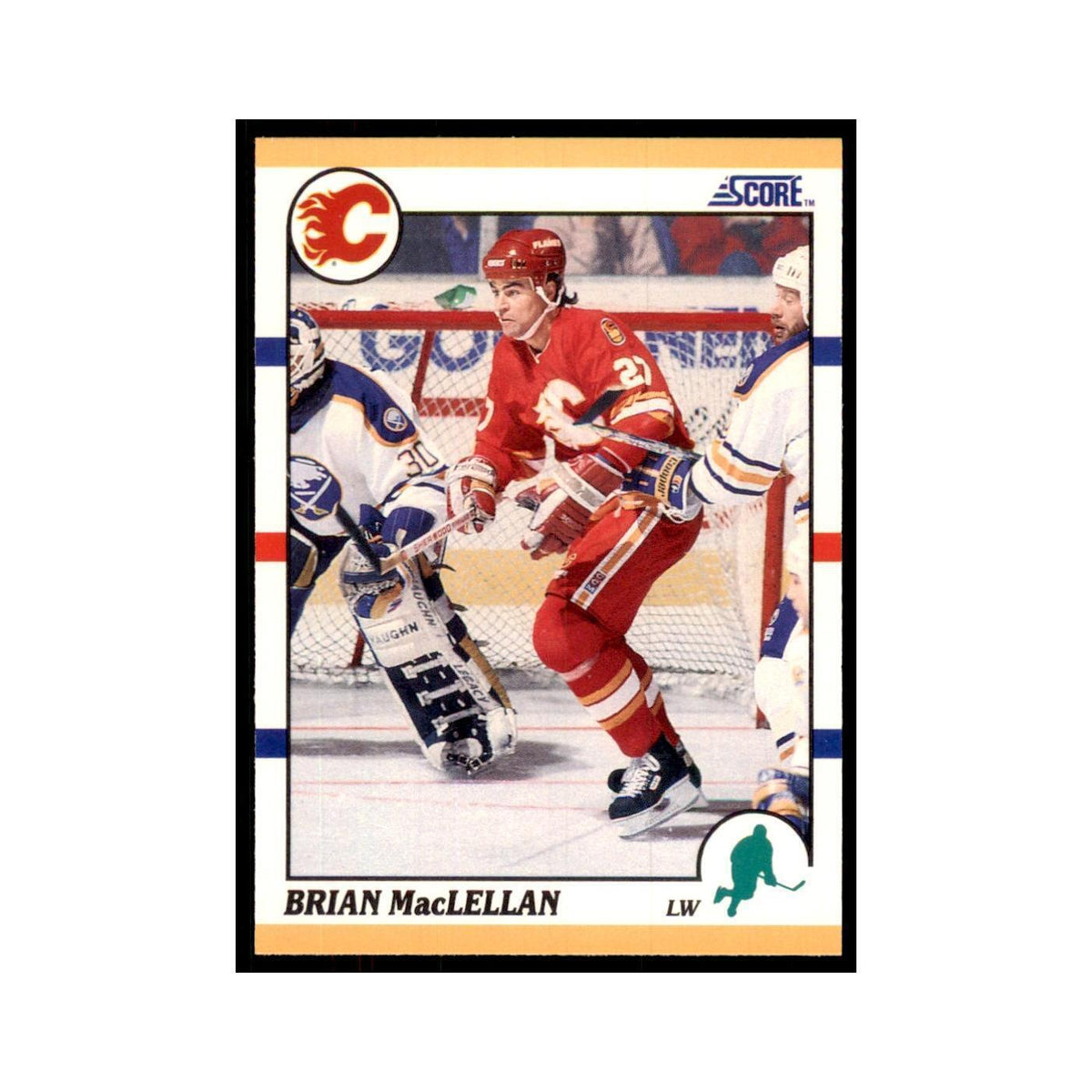 1990 Score Traded Brian MacLellan Hockey Cards #56T