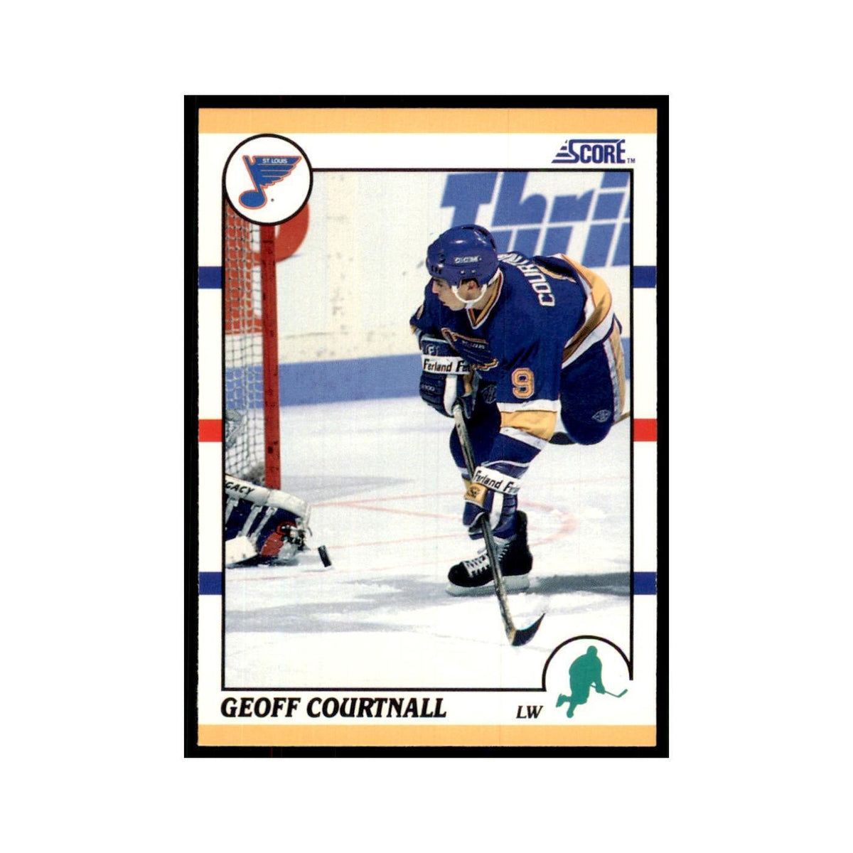 1990 Score Traded Geoff Courtnall Hockey Cards #5T