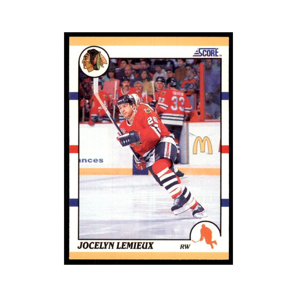 1990 Score Traded Jocelyn Lemieux Hockey Cards #66T