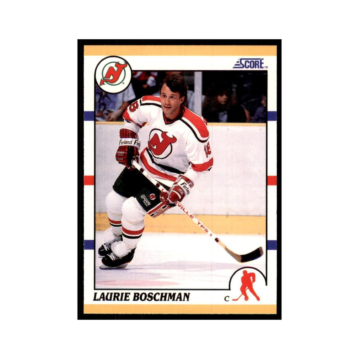 1990 Score Traded Laurie Boschman Hockey Cards #63T