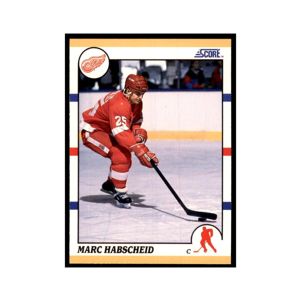 1990 Score Traded Marc Habscheid Hockey Cards #24T
