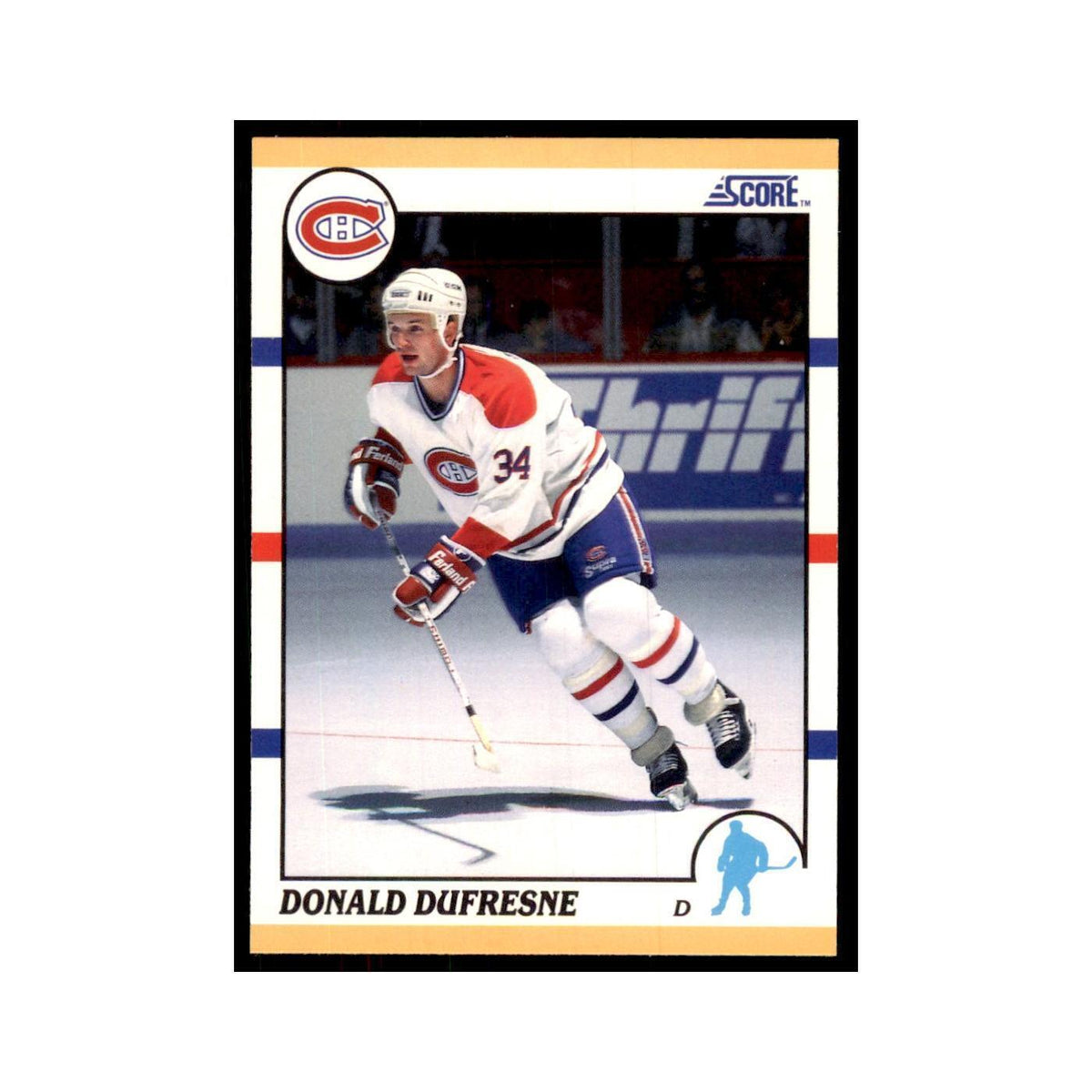 1990 Score Traded Donald Dufresne Hockey Cards #35T
