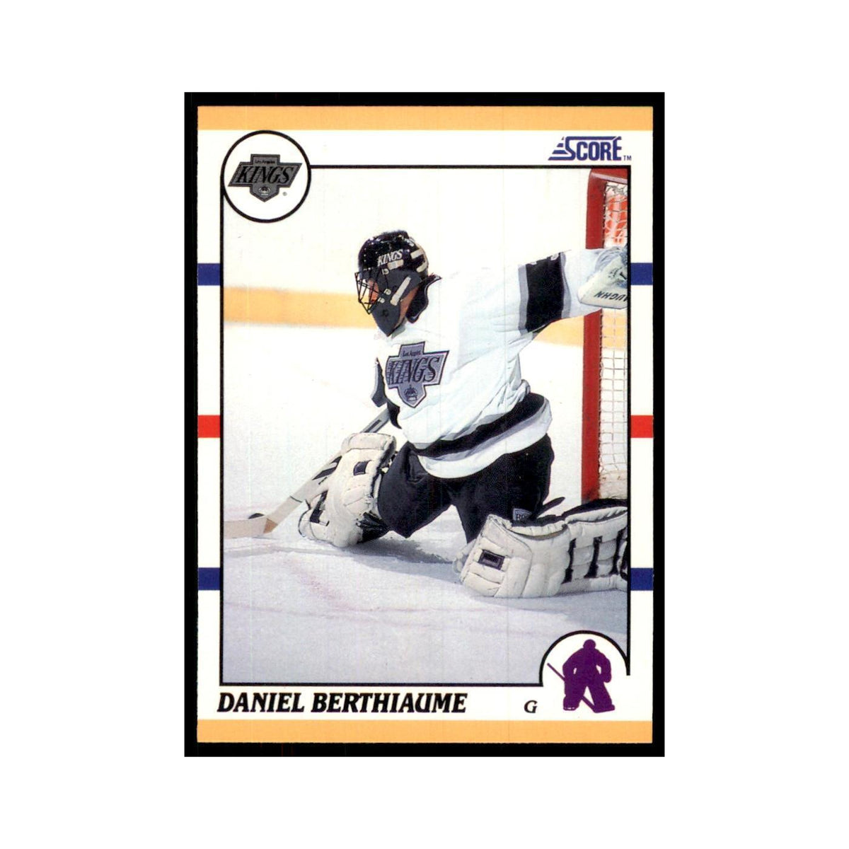 1990 Score Traded Daniel Berthiaume Hockey Cards #73T