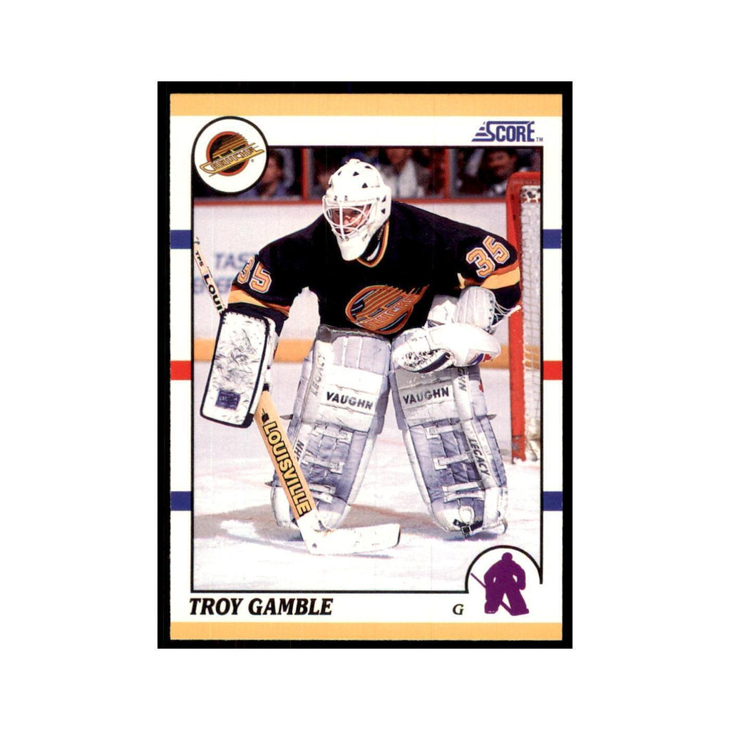 1990 Score Traded Troy Gamble Hockey Cards #32T