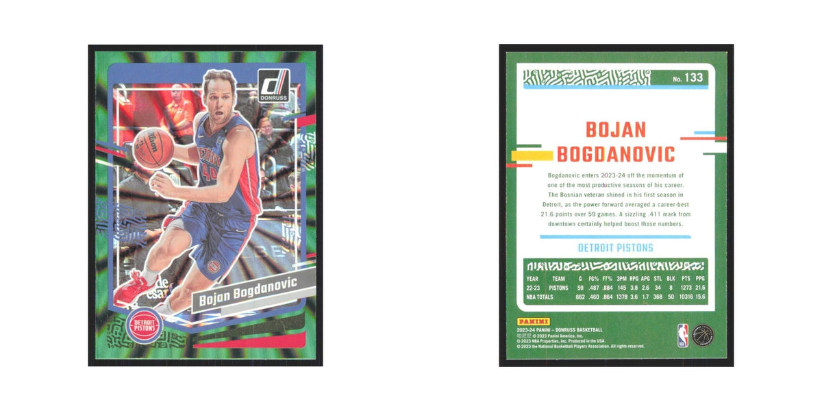 Bojan Bogdanovic 2023 Panini Donruss #133 Detroit Pistons Basketball Card NM