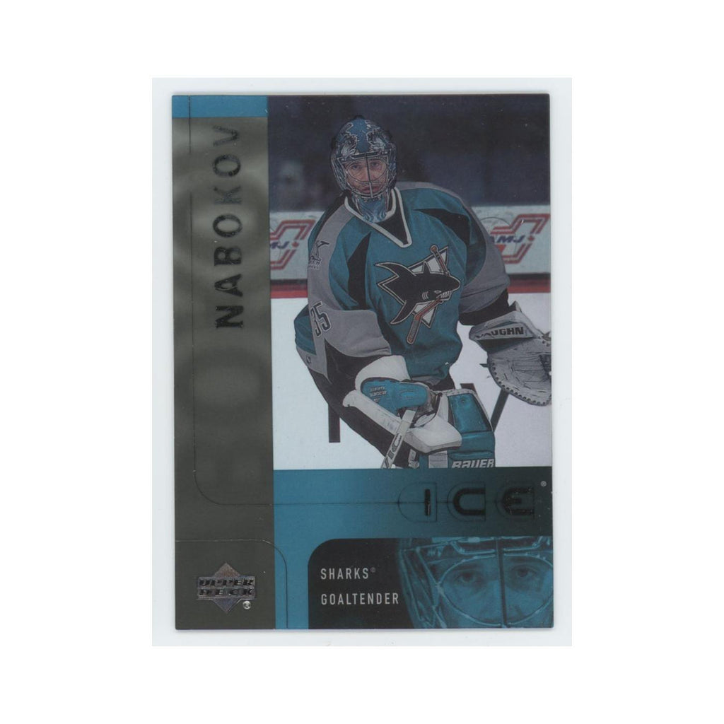 Evgeni Nabokov 2001 Upper Deck Ice #37 San Jose Sharks Hockey Card NM