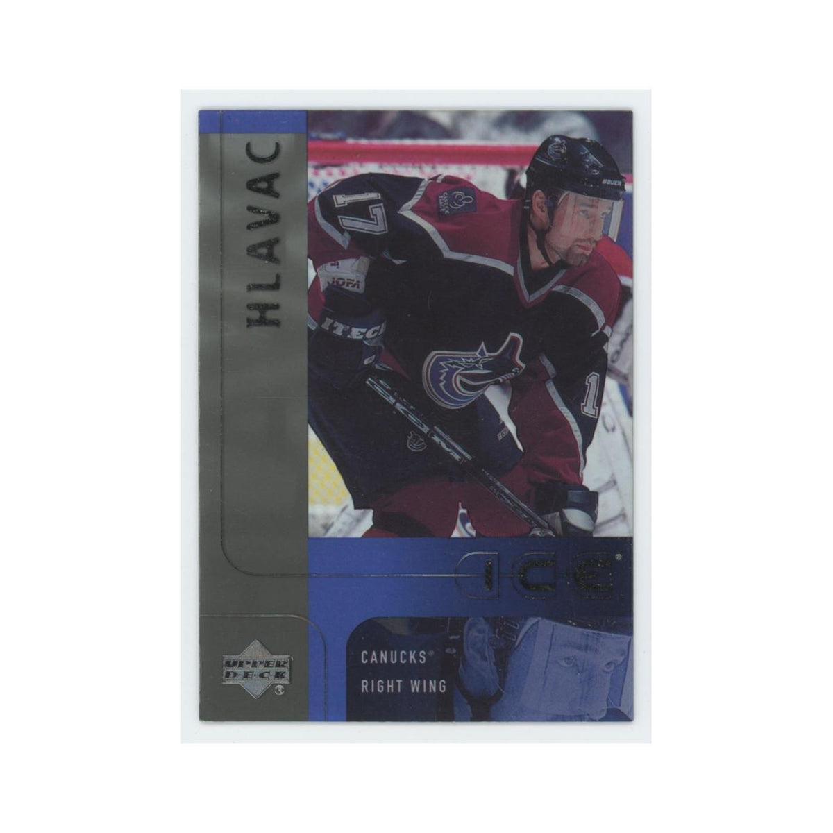 Jan Hlavac 2001 Upper Deck Ice #123 Vancouver Canucks Hockey Card NM