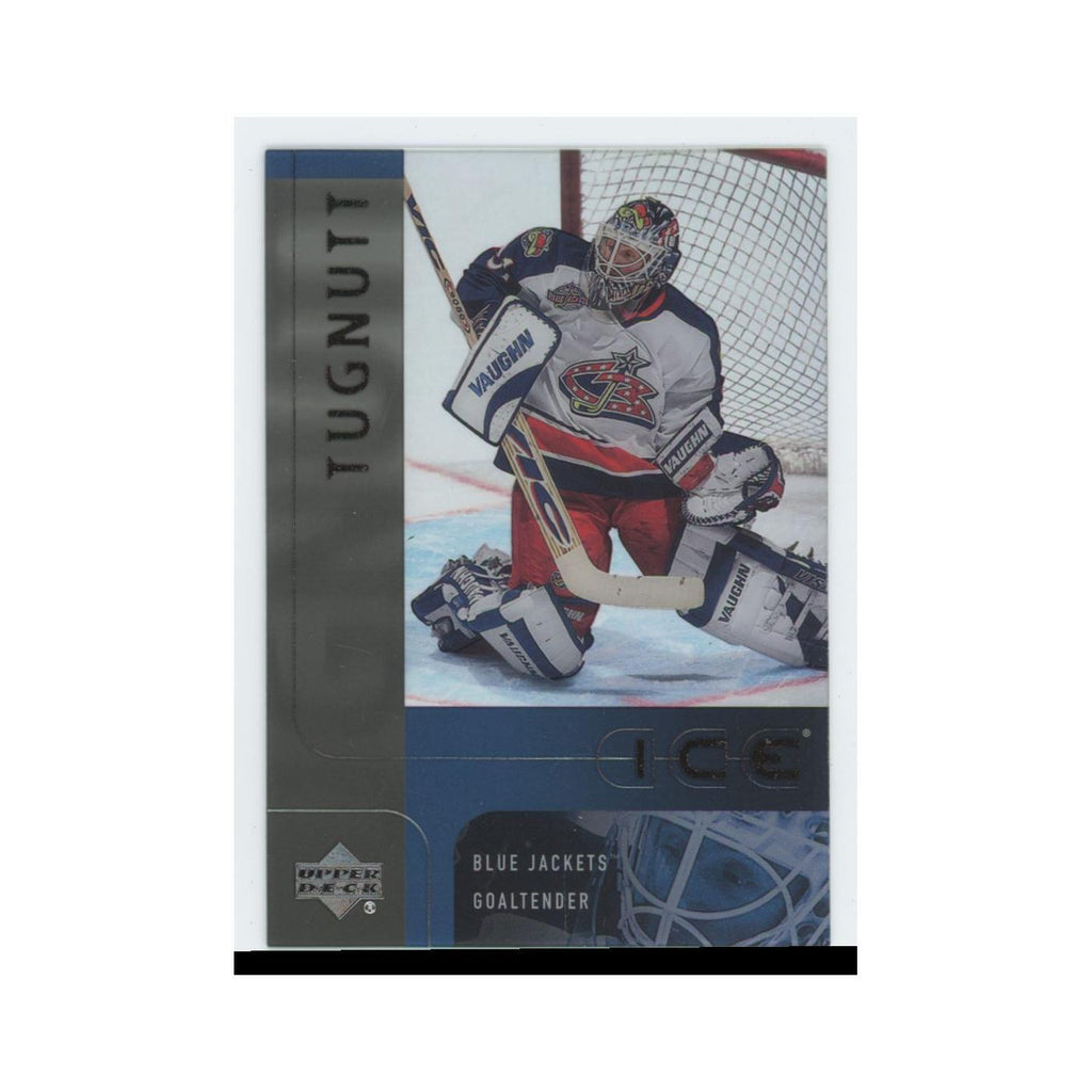 Ron Tugnutt 2001 Upper Deck Ice #11 Columbus Blue Jackets Hockey Card NM