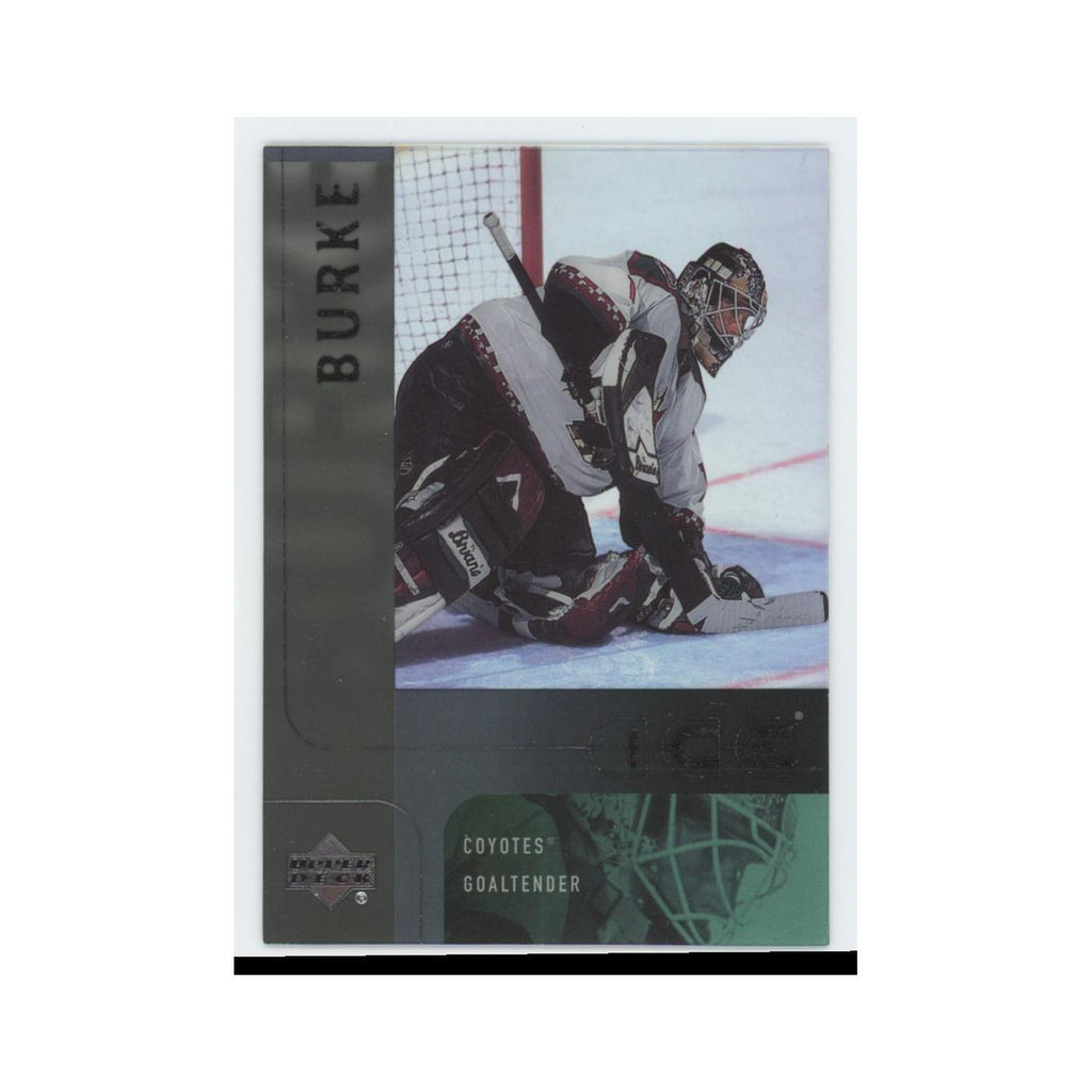 Sean Burke 2001 Upper Deck Ice #34 Phoenix Coyotes Hockey Card NM