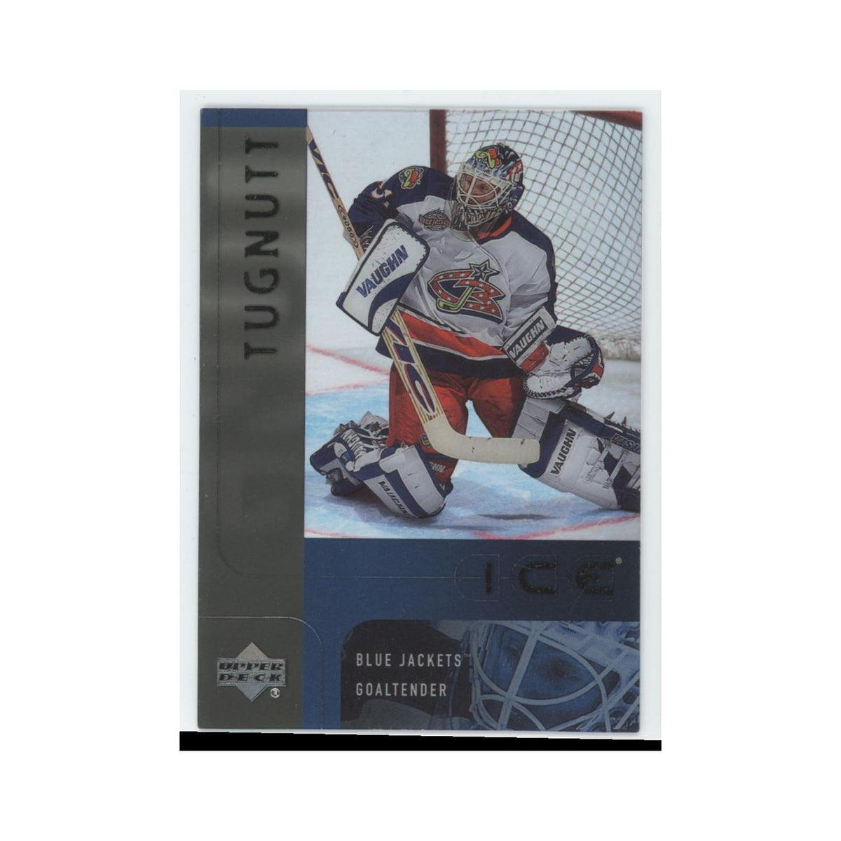 Ron Tugnutt 2001 Upper Deck Ice #11 Columbus Blue Jackets Hockey Card NM