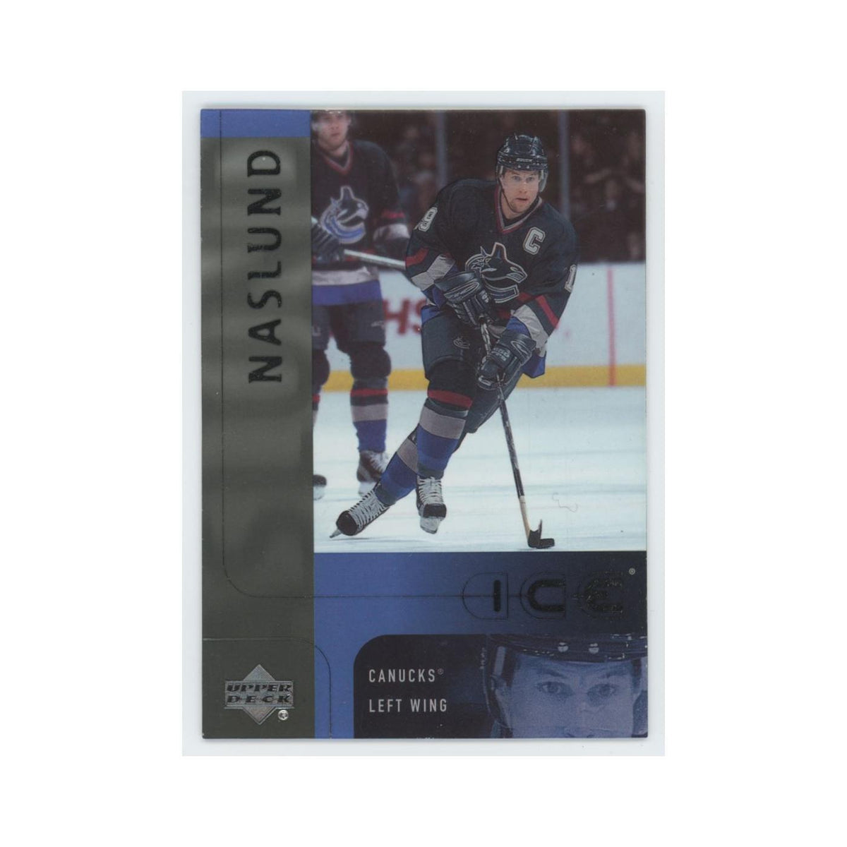 Markus Naslund 2001 Upper Deck Ice #41 Vancouver Canucks Hockey Card NM