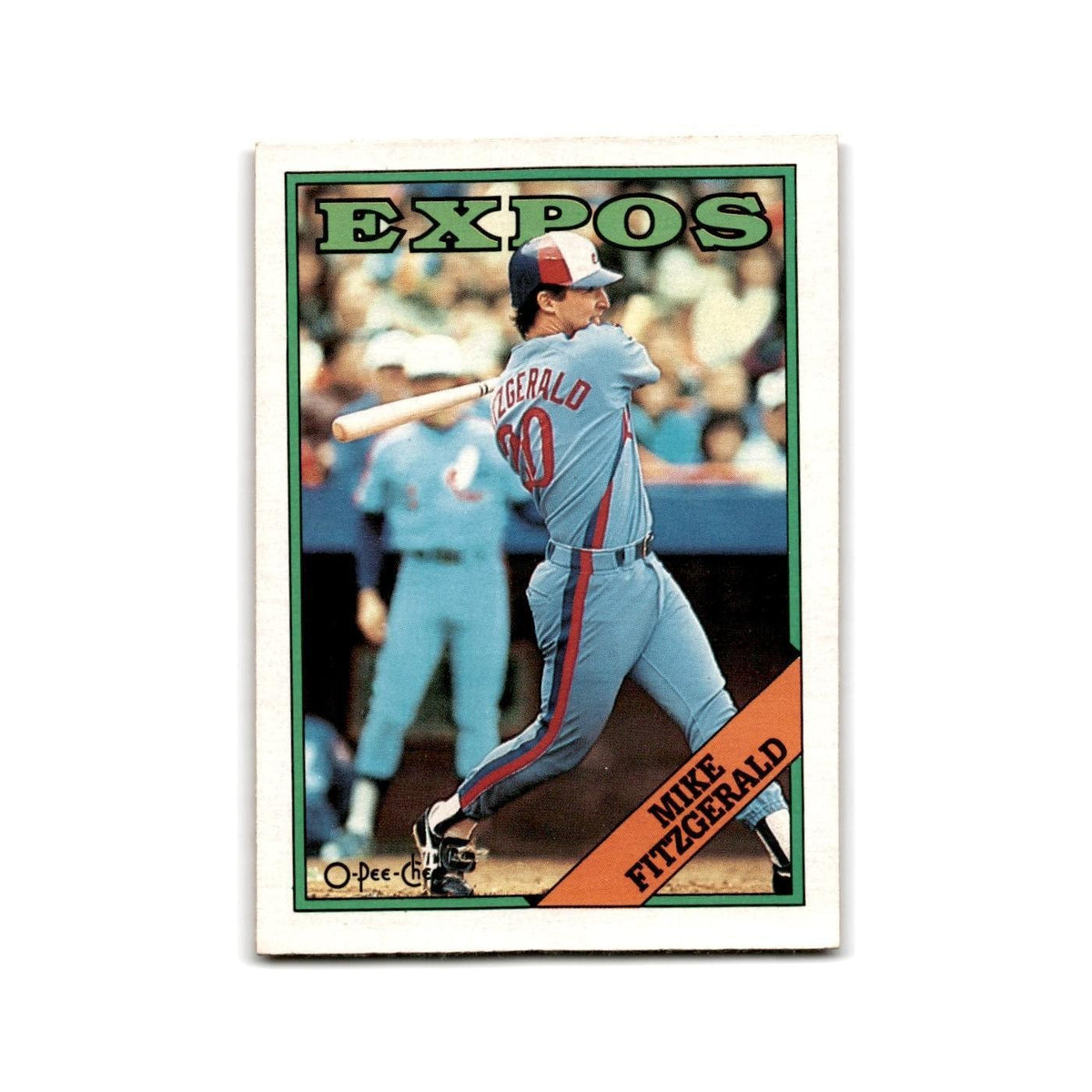 Mike Fitzgerald 1988 O-Pee-Chee #386 Montreal Expos Baseball Card NM