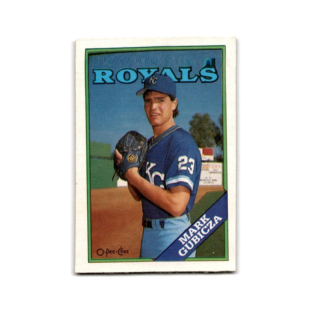 Mark Gubicza 1988 O-Pee-Chee #378 Kansas City Royals Baseball Card NM