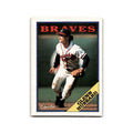 Glenn Hubbard 1988 O-Pee-Chee #325 Atlanta Braves Baseball Card NM