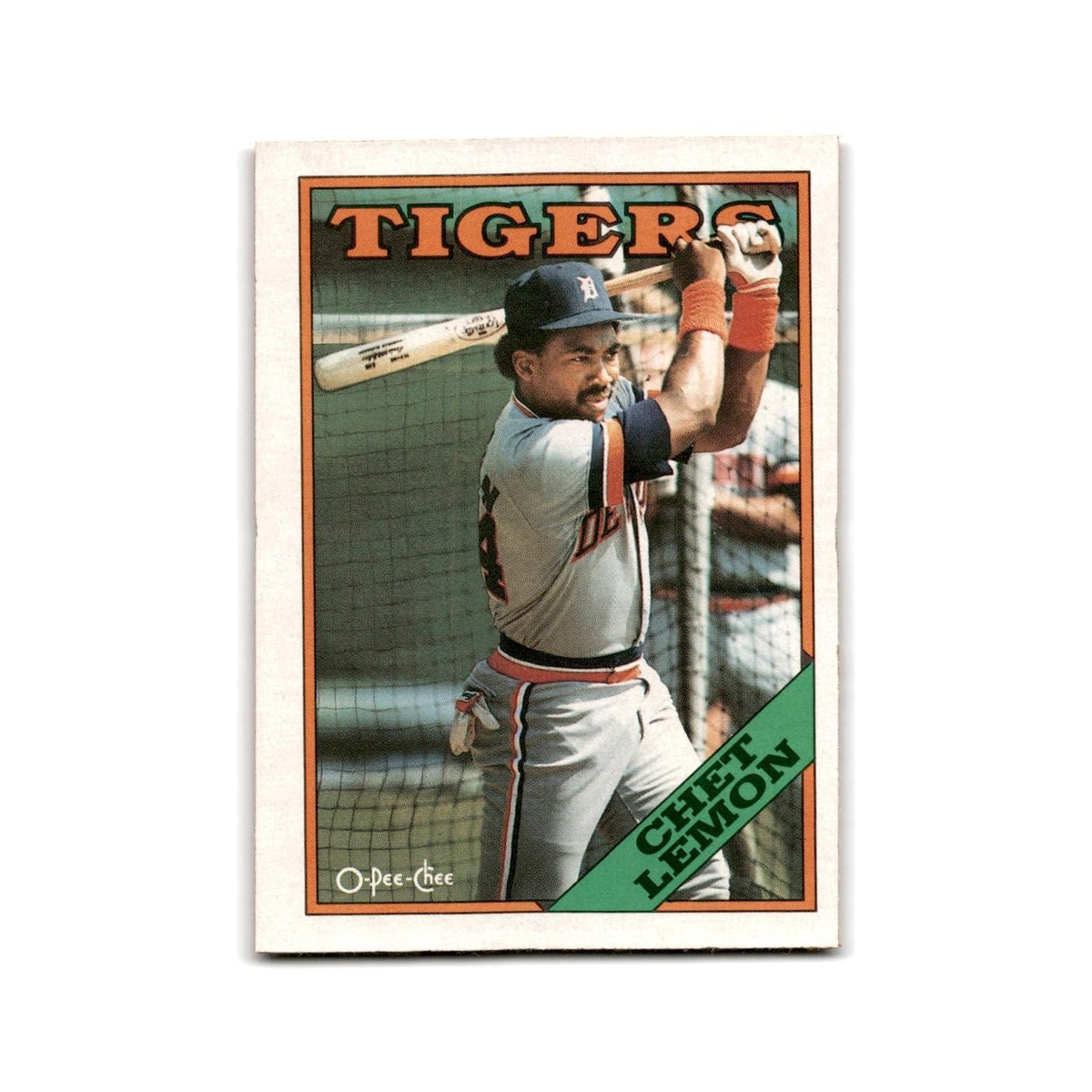 Chet Lemon 1988 O-Pee-Chee #366 Detroit Tigers Baseball Card NM