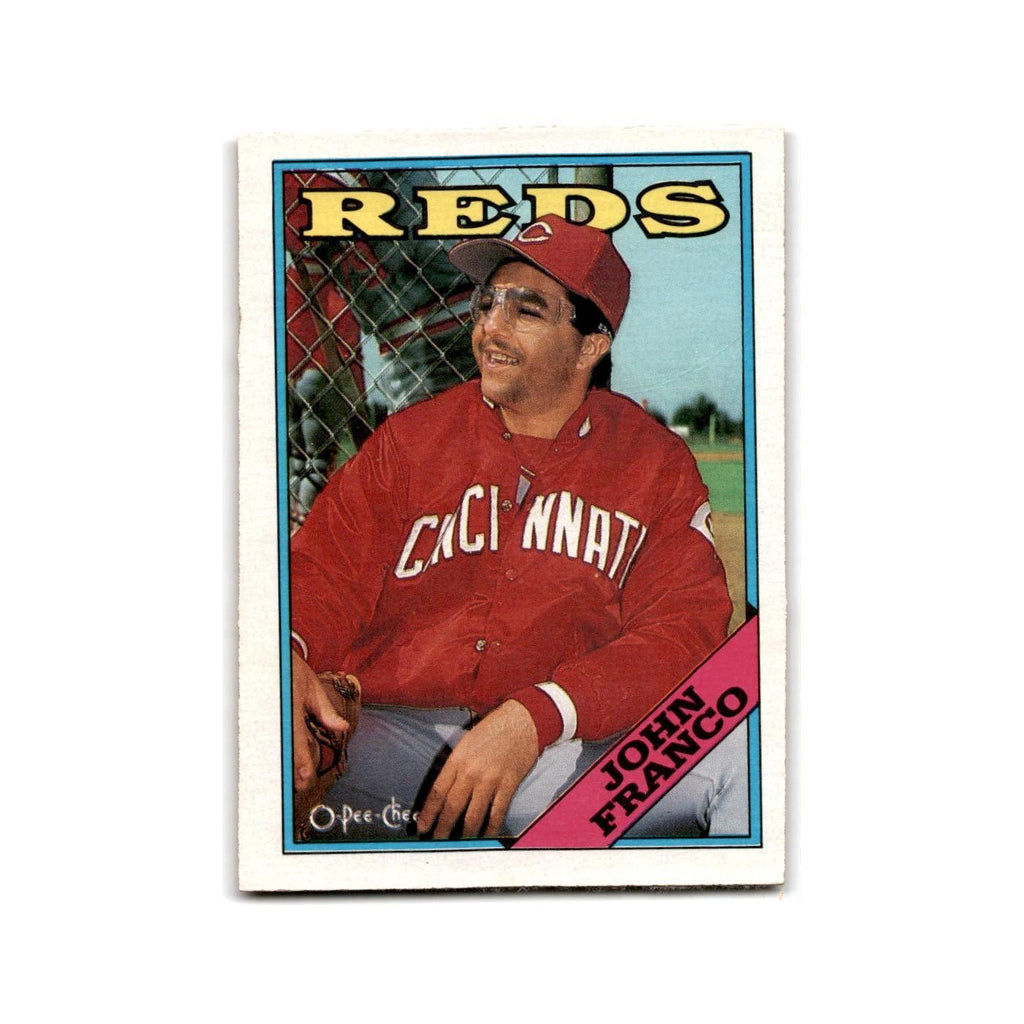 John Franco 1988 O-Pee-Chee #341 Cincinnati Reds Baseball Card NM