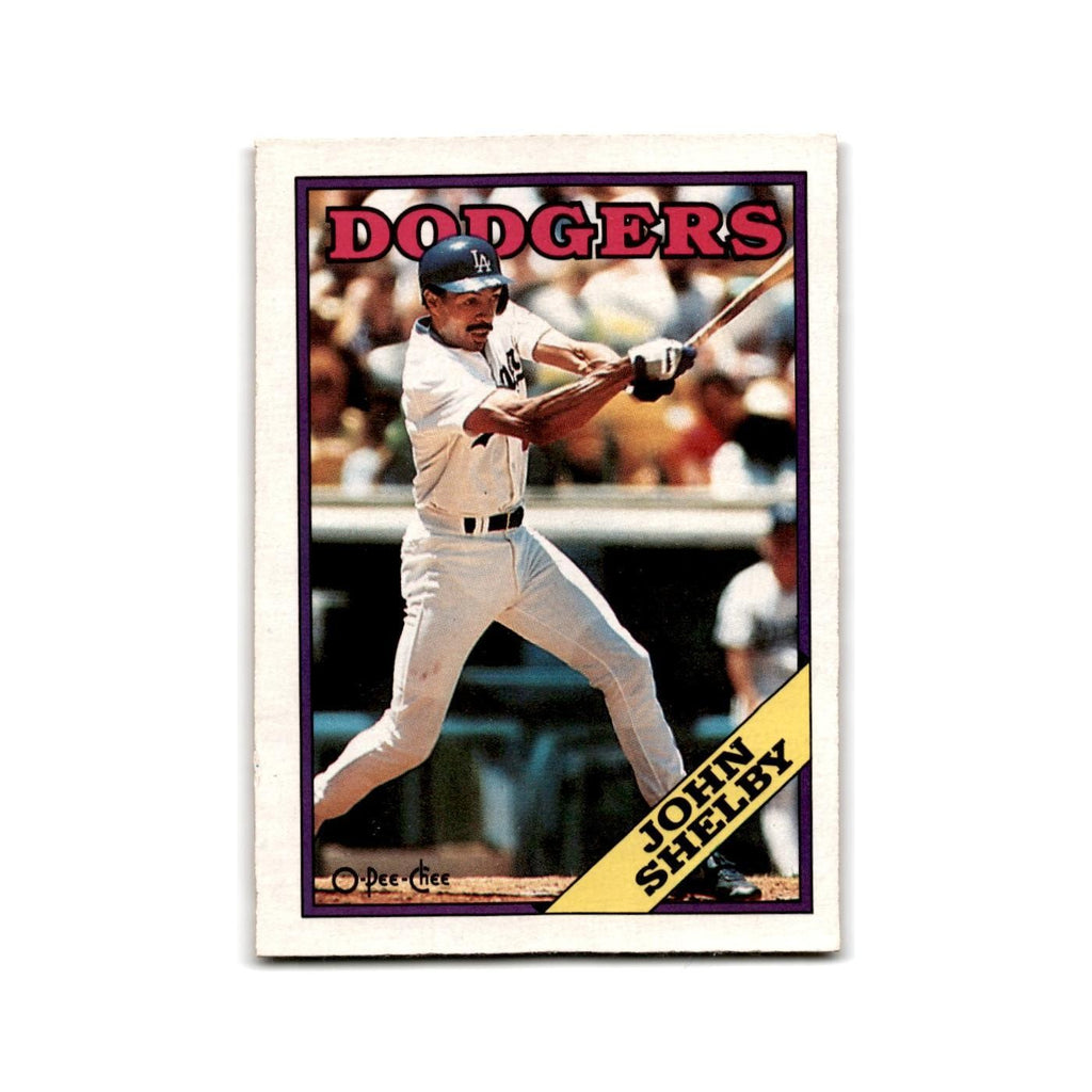 John Shelby 1988 O-Pee-Chee #307 Los Angeles Dodgers Baseball Card NM