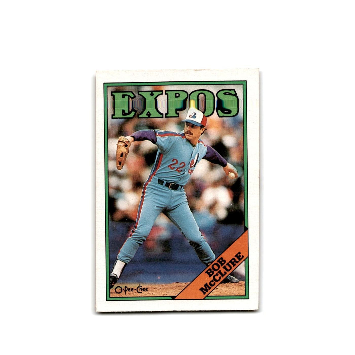 Bob McClure 1988 O-Pee-Chee #313 Montreal Expos Baseball Card NM