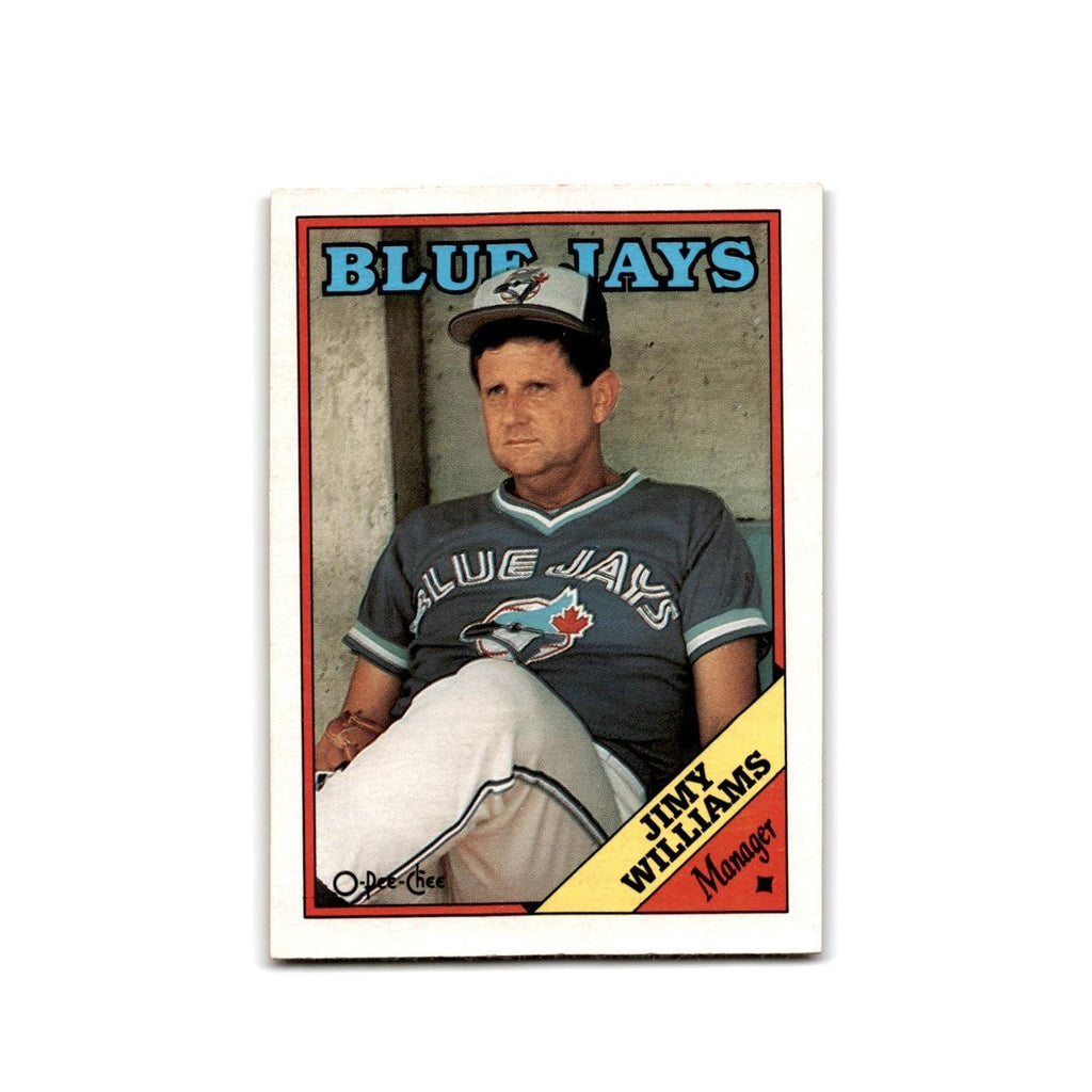 Jimy Williams 1988 O-Pee-Chee #314 Toronto Blue Jays Baseball Card NM