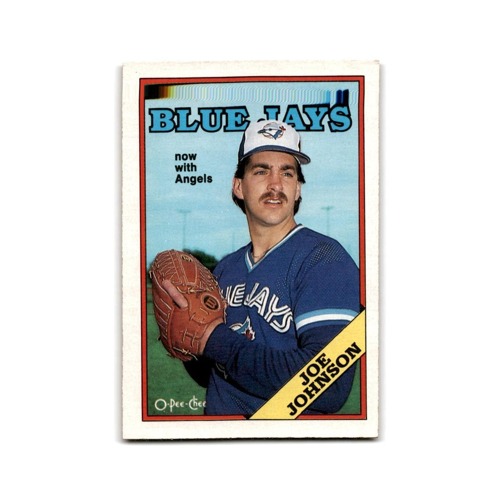 Joe Johnson 1988 O-Pee-Chee #347 California Angels Baseball Card NM