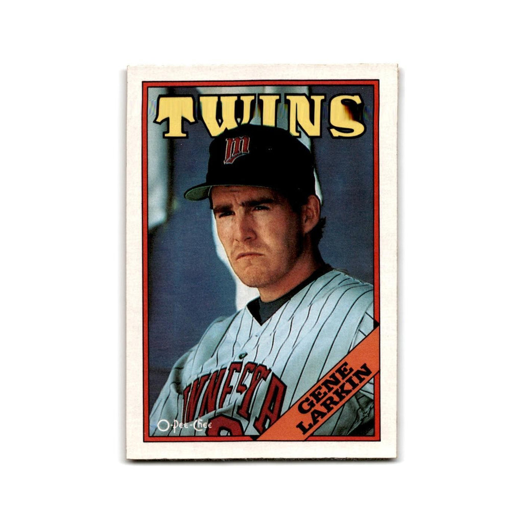 Gene Larkin 1988 O-Pee-Chee #384 Minnesota Twins Baseball Card NM