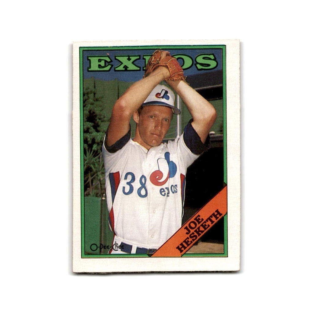 Joe Hesketh 1988 O-Pee-Chee #371 Montreal Expos Baseball Card NM