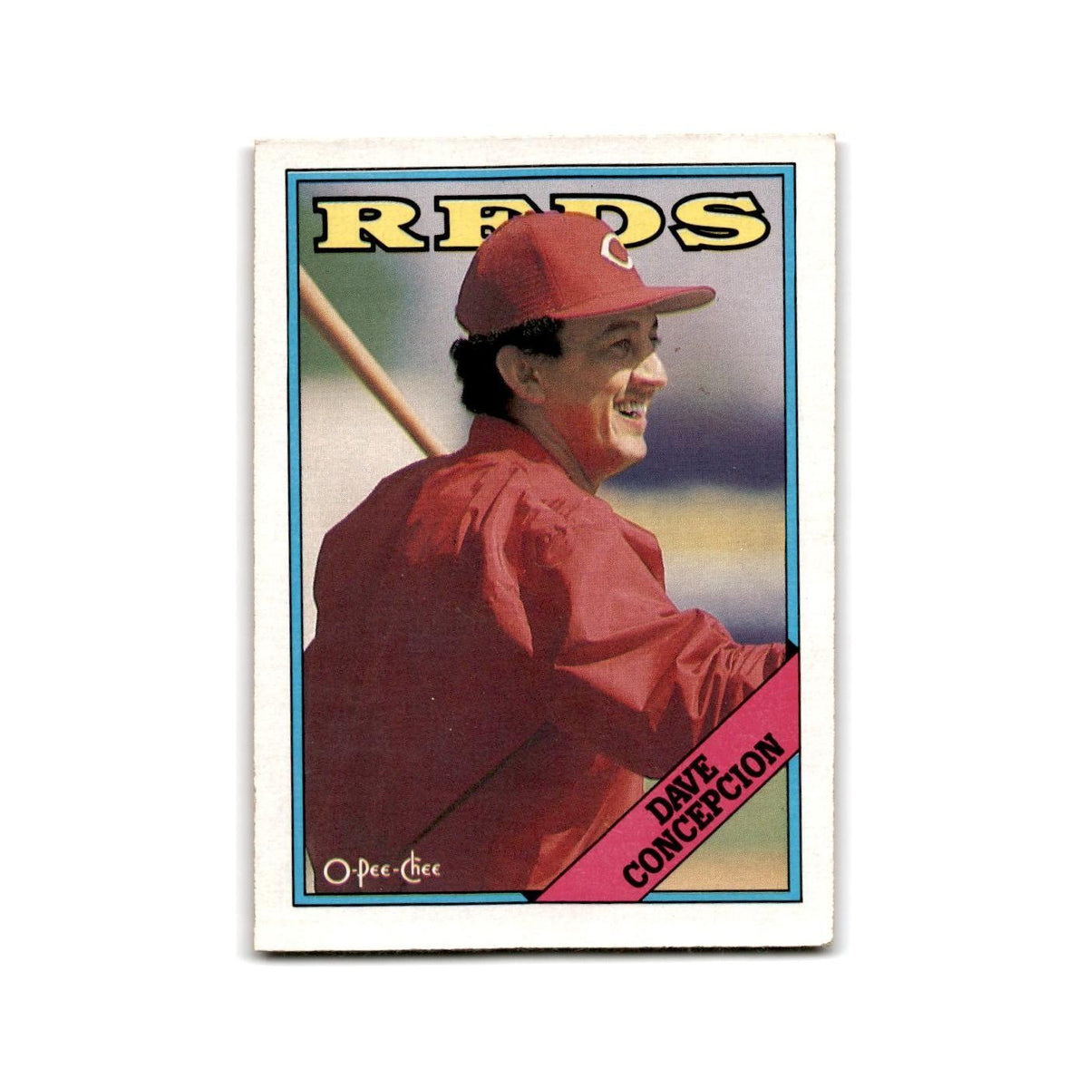 Dave Concepcion 1988 O-Pee-Chee #336 Cincinnati Reds Baseball Card NM