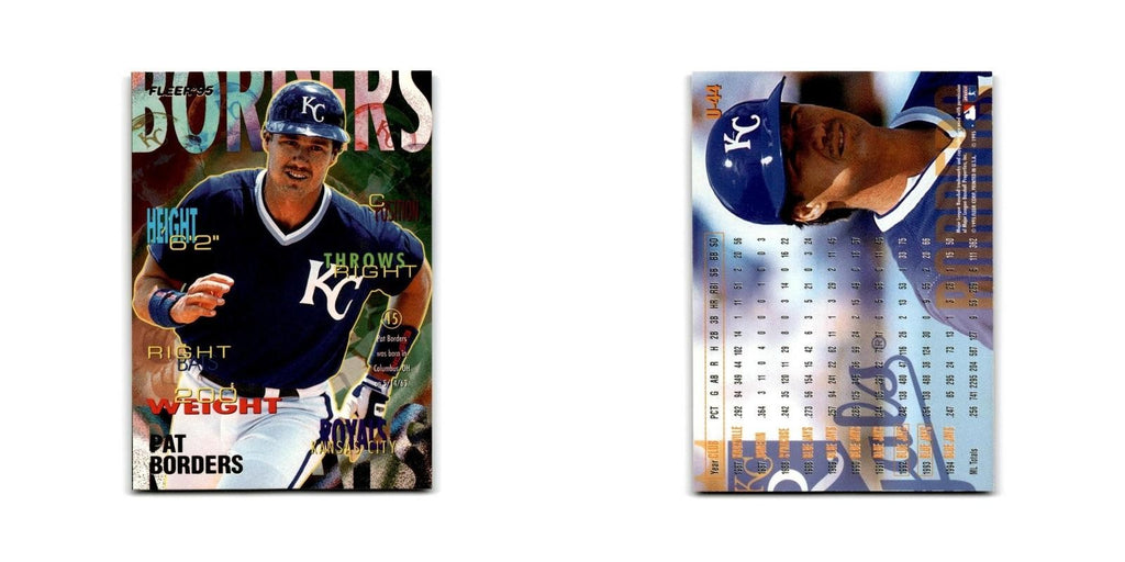 Pat Borders 1995 Fleer Update #U-44 Kansas City Royals Baseball Card NM