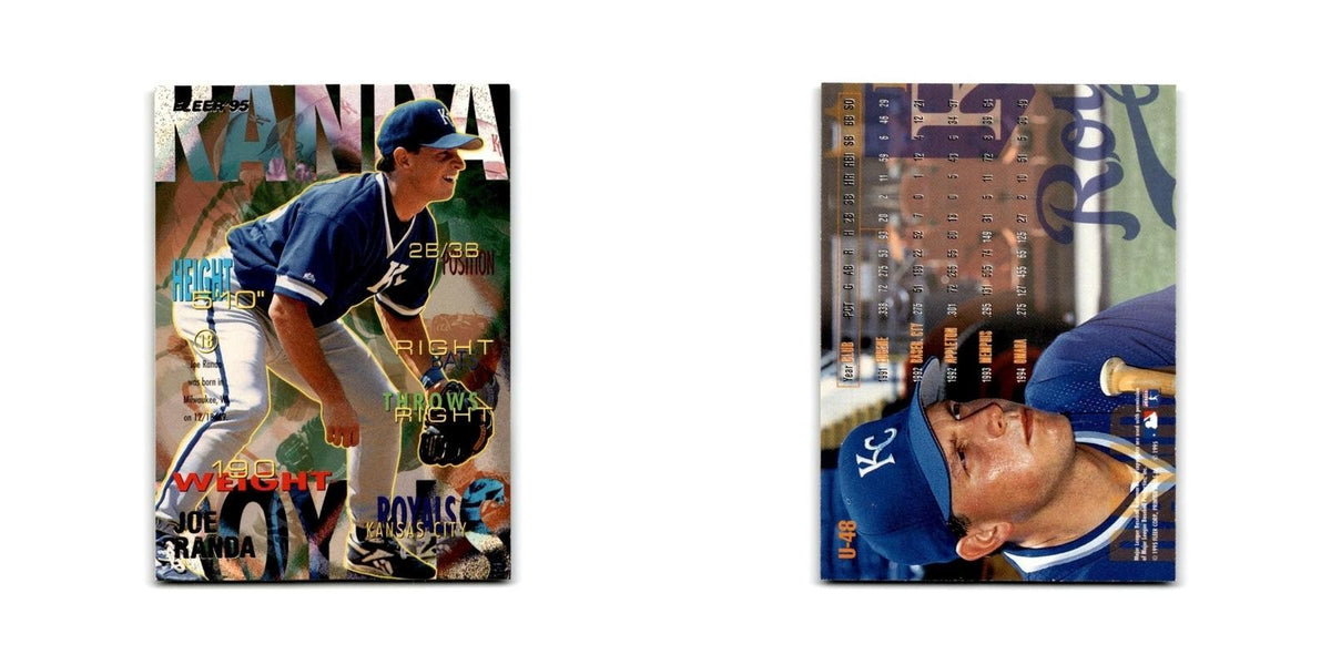 Joe Randa 1995 Fleer Update #U-48 Kansas City Royals Baseball Card NM