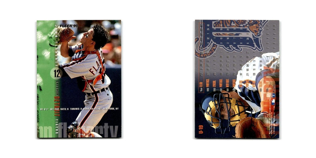 John Flaherty 1995 Fleer Update #U-19 Detroit Tigers Baseball Card NM