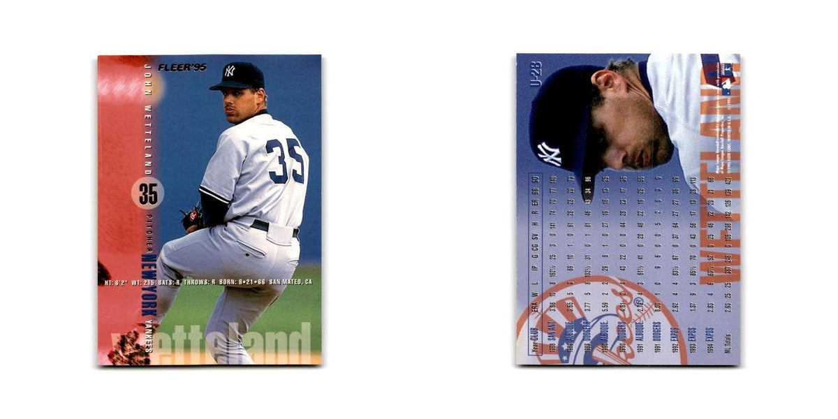 John Wetteland 1995 Fleer Update #U-28 New York Yankees Baseball Card NM