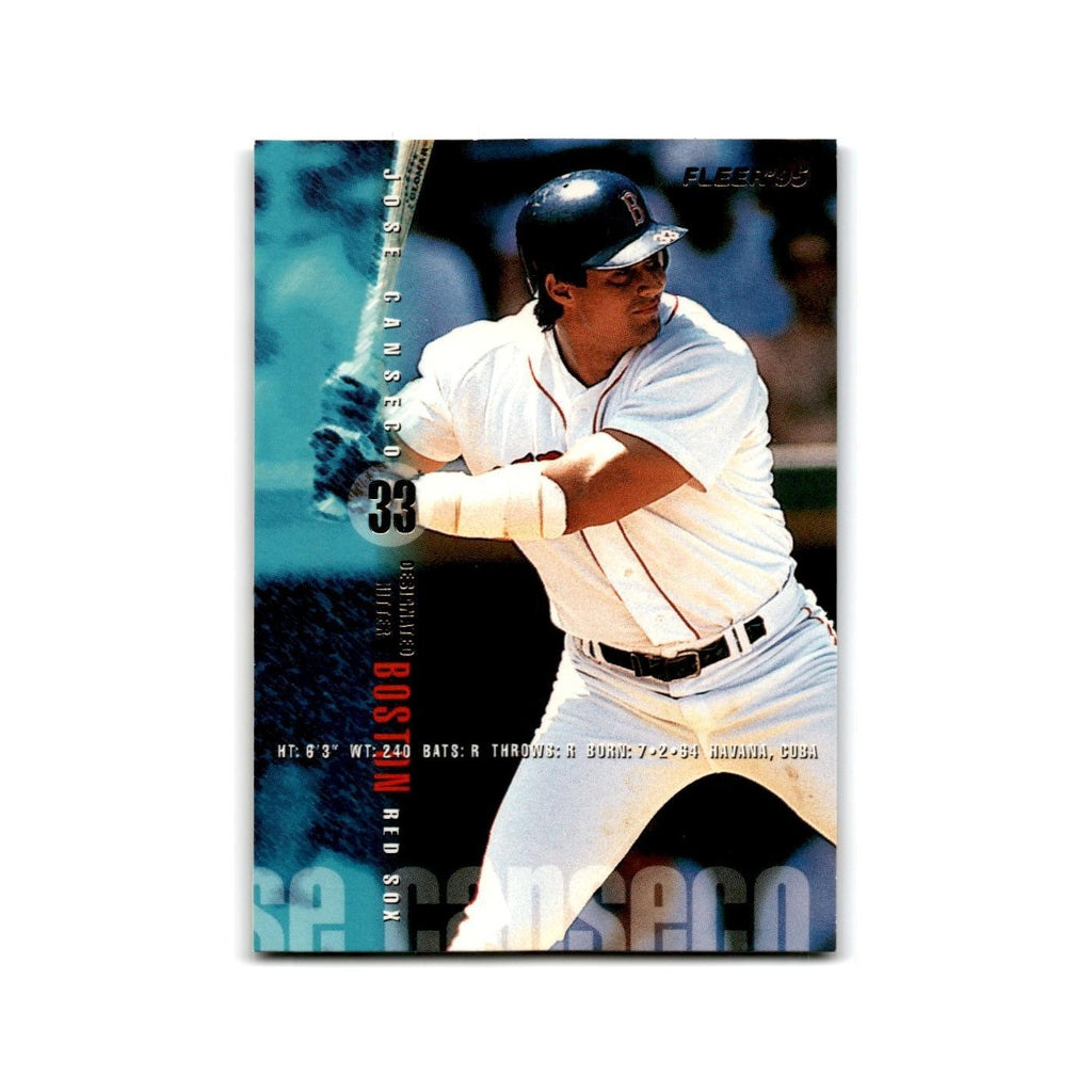Jose Canseco 1995 Fleer Update #U-9 Boston Red Sox Baseball Card NM