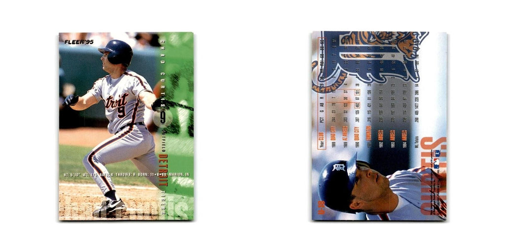 Chad Curtis 1995 Fleer Update #U-18 Detroit Tigers Baseball Card NM