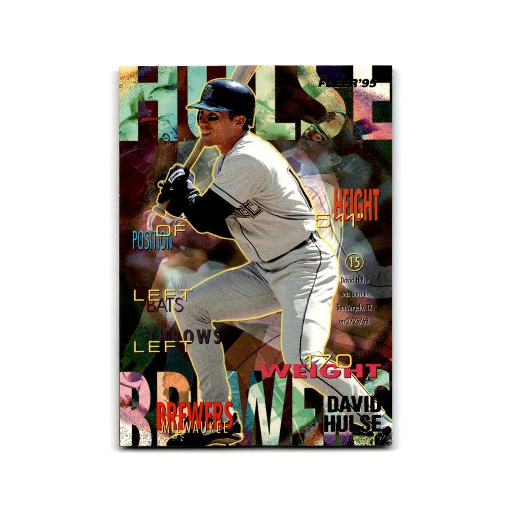 David Hulse 1995 Fleer Update #U-51 Milwaukee Brewers Baseball Card NM