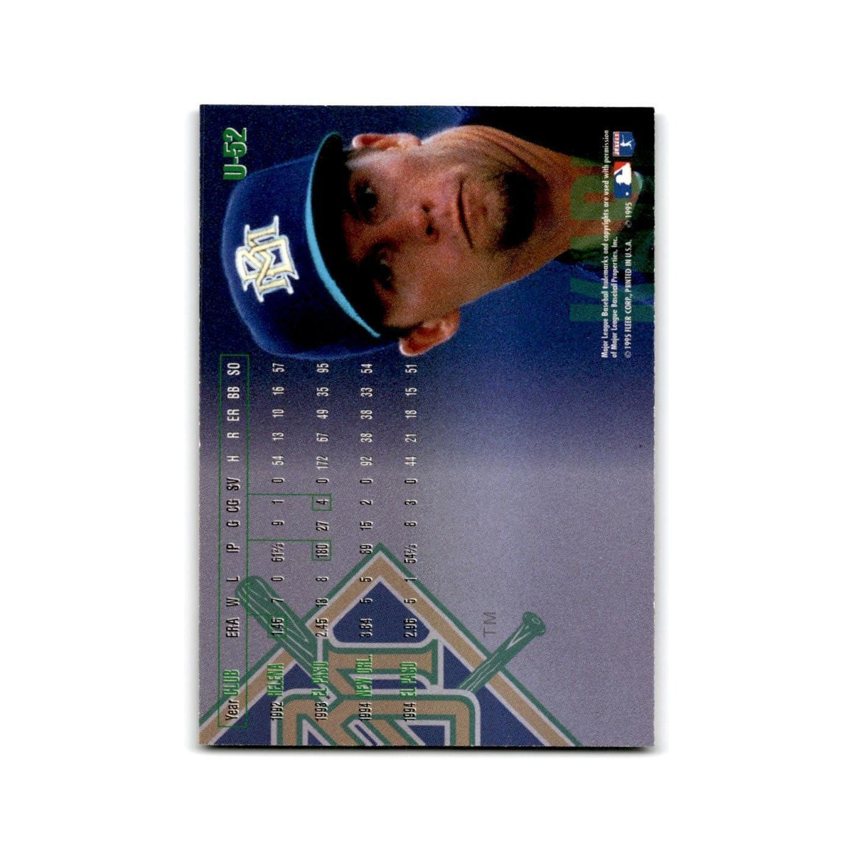 Scott Karl 1995 Fleer Update #U-52 Milwaukee Brewers Baseball Card NM