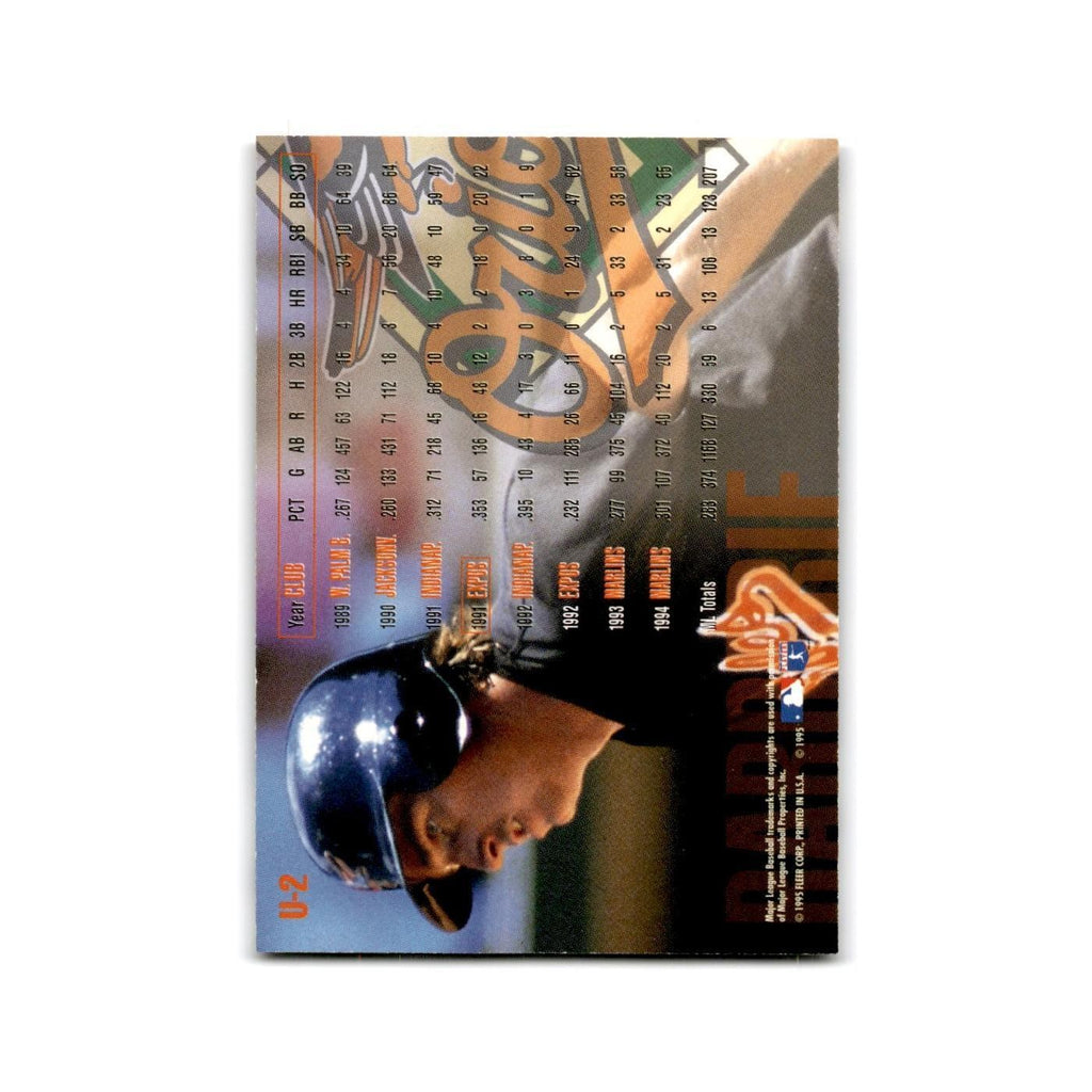 Bret Barberie 1995 Fleer Update #U-2 Baltimore Orioles Baseball Card NM