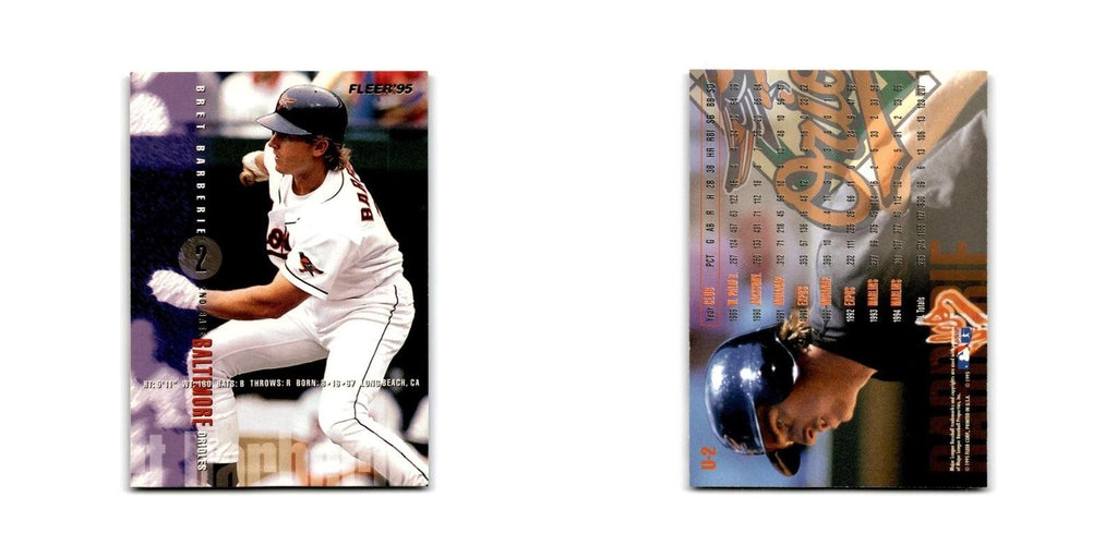 Bret Barberie 1995 Fleer Update #U-2 Baltimore Orioles Baseball Card NM
